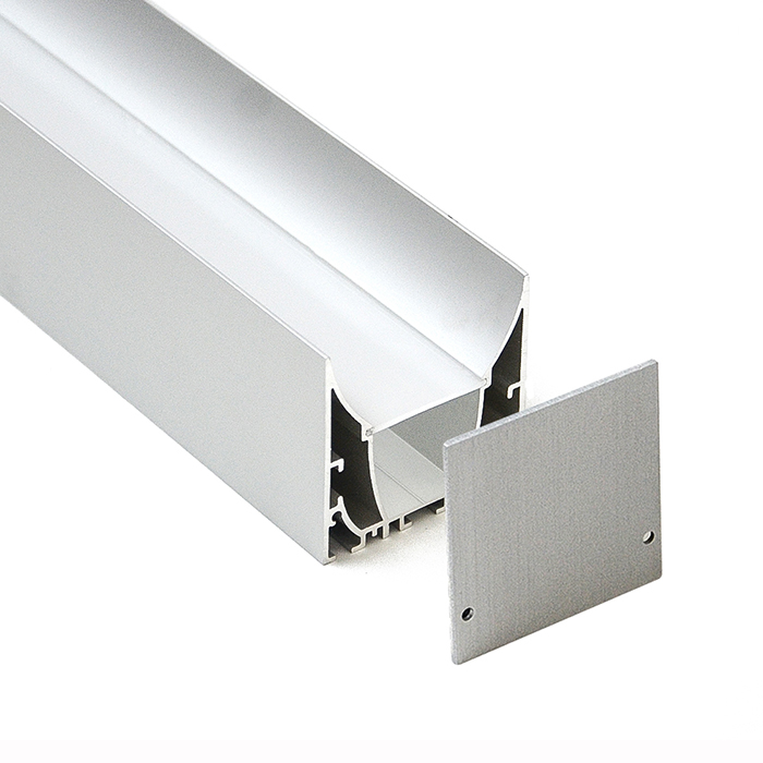 HL-A017 Aluminum Profile - Inner Width 27.1mm(1.06inch) - LED Strip Anodizing Extrusion Channel